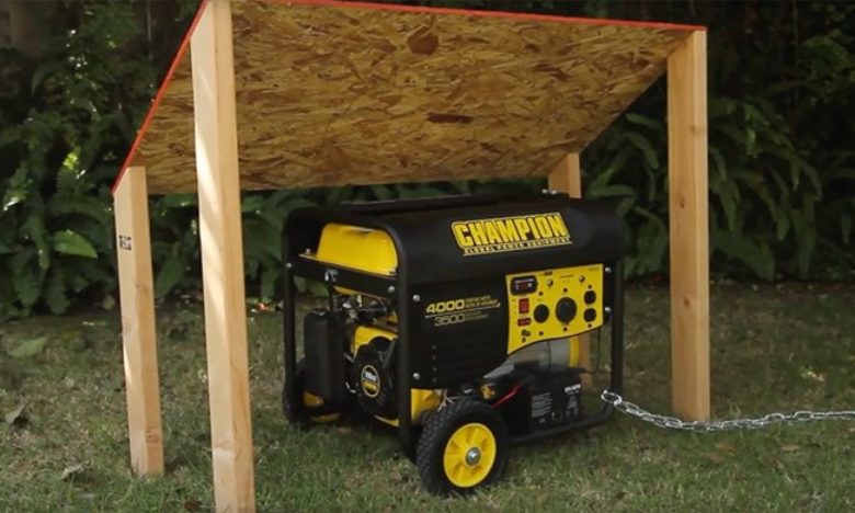 homemade portable generator enclosures