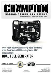 CPE Champion Power 100155 16HP Generator Ignition Coil  6300 7000 8100 9000 Watt 