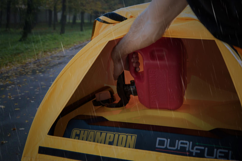 Champion 100376 Generator Cover Storm Shield Yellow G7883830 for sale online 