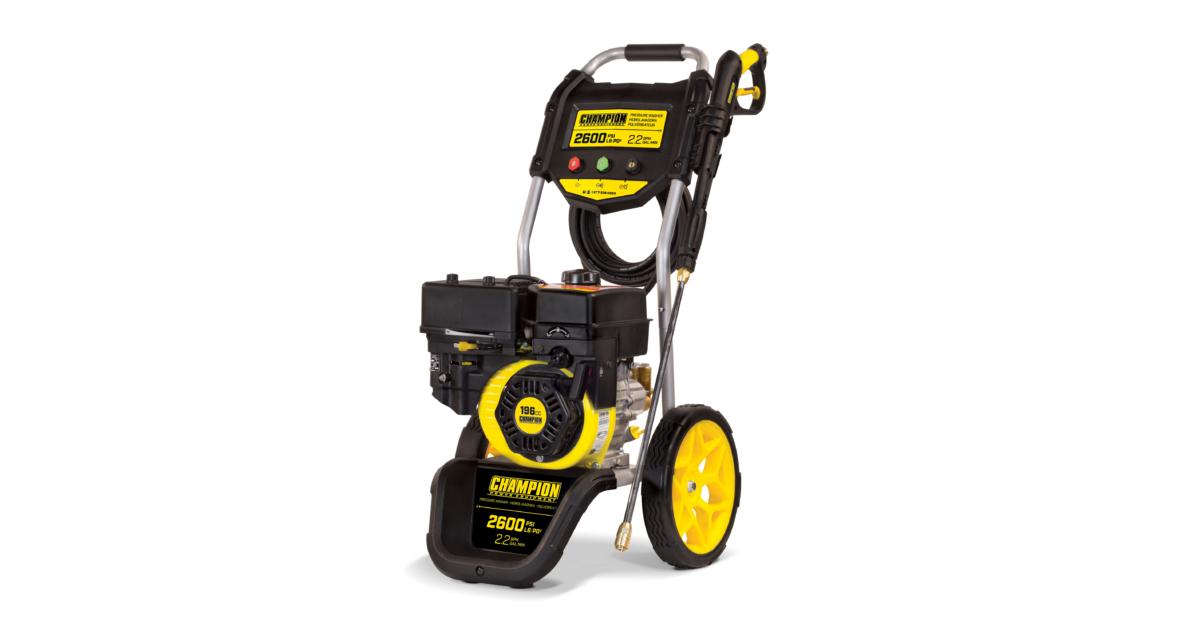 Champion 2600 pressure washer hotsell