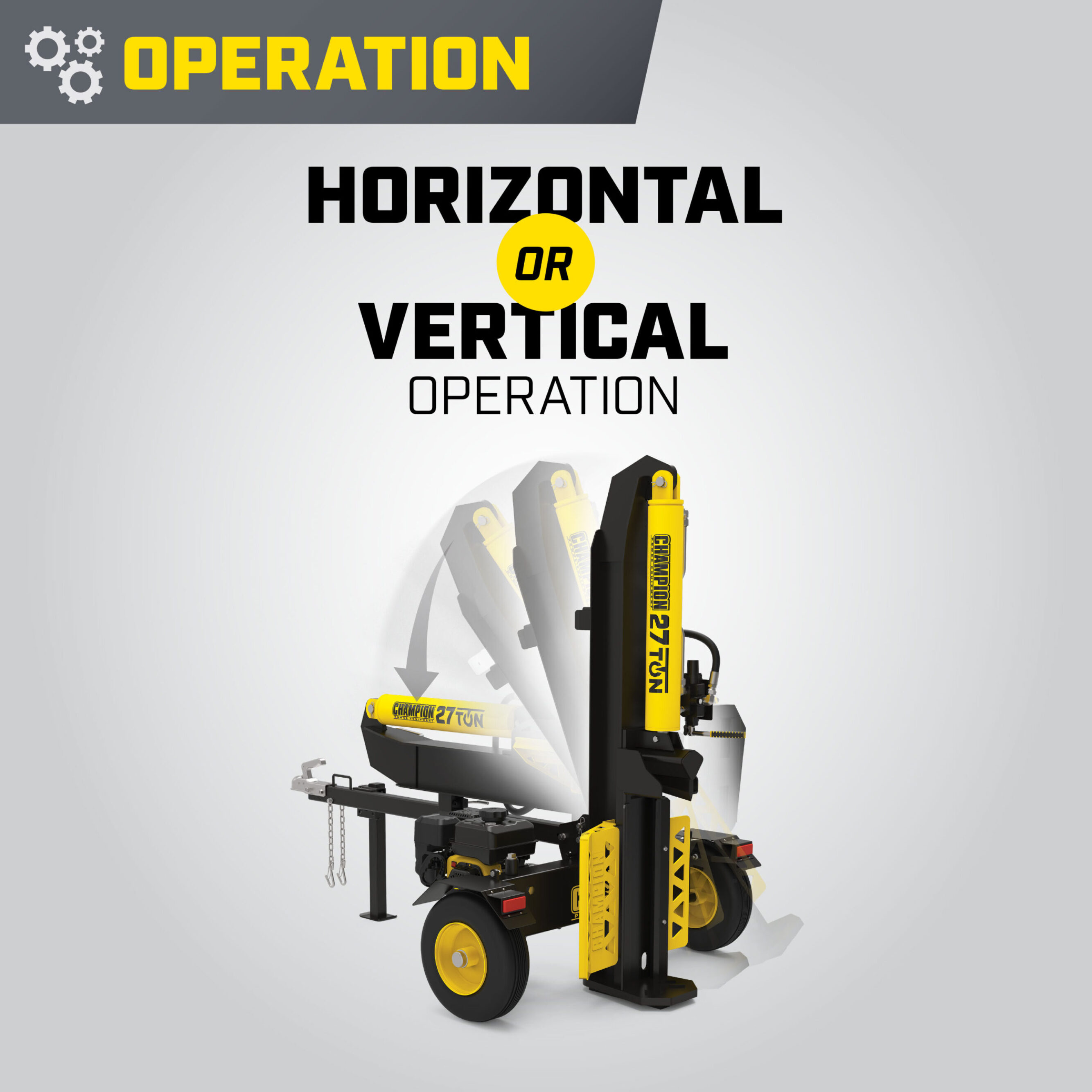 27Ton Log Splitter Champion Power Equipment
