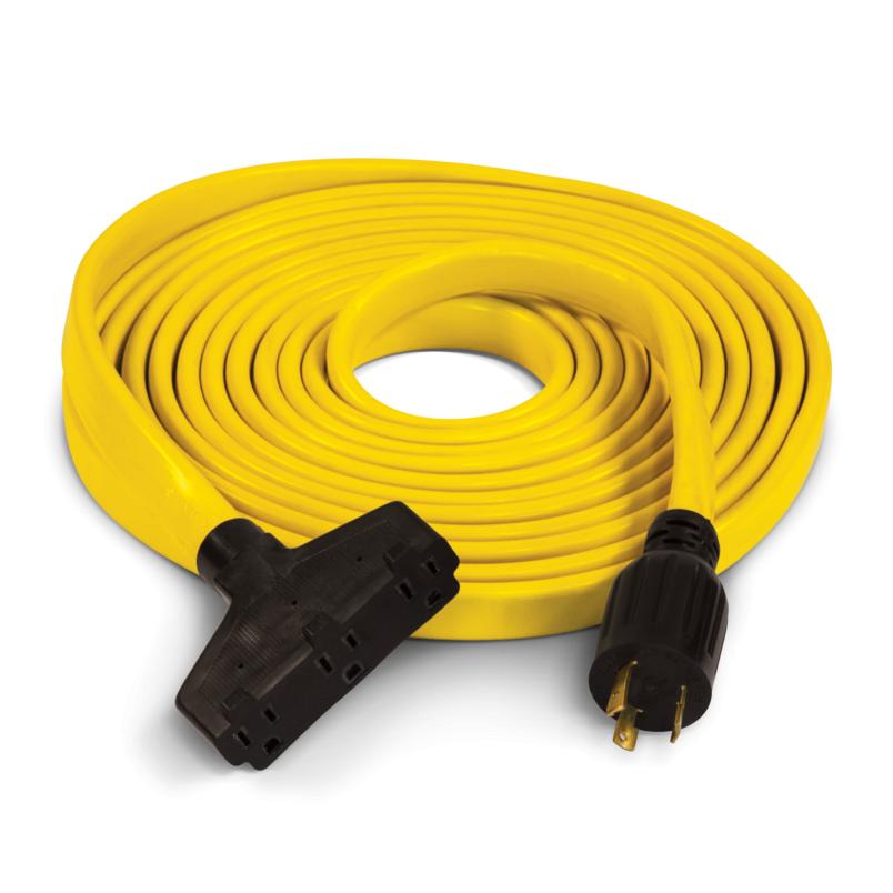 25 ft. 30A 125V Flat Generator Extension Cord - Champion Power Equipment