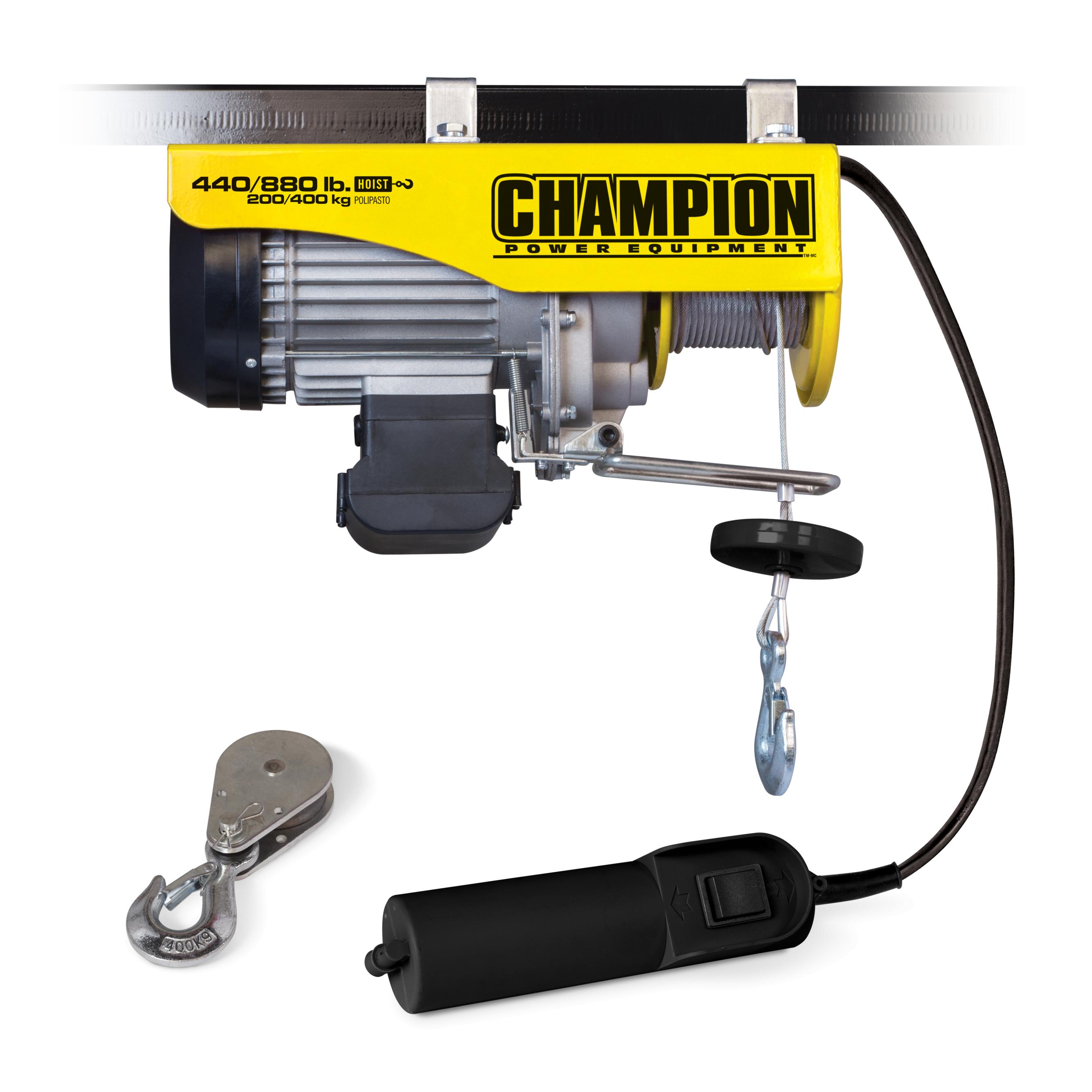 440/880lb. Hoist Champion Power Equipment