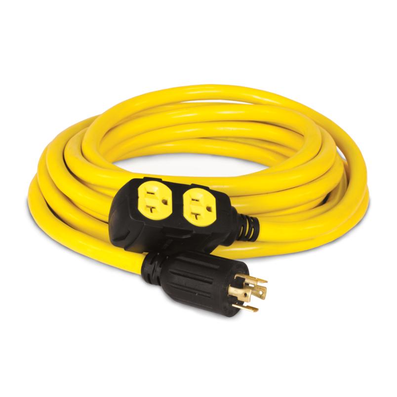 25-Foot 30-Amp 125/250-Volt Generator Extension Cord Champion Equipment