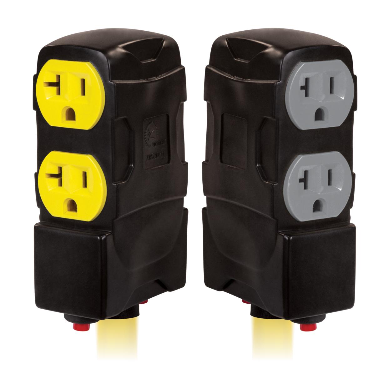 25 ft. 30A 125/250V Generator Extension Cord with Circuit Breakers