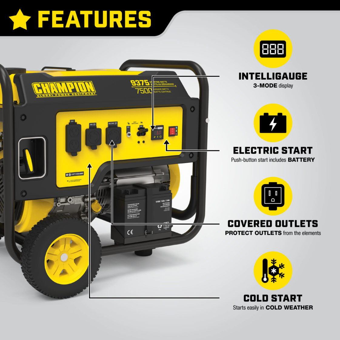 7500Watt Generator Champion Power Equipment