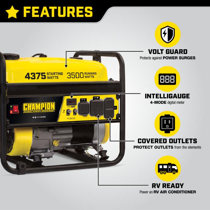 Champion generator 3500 discount