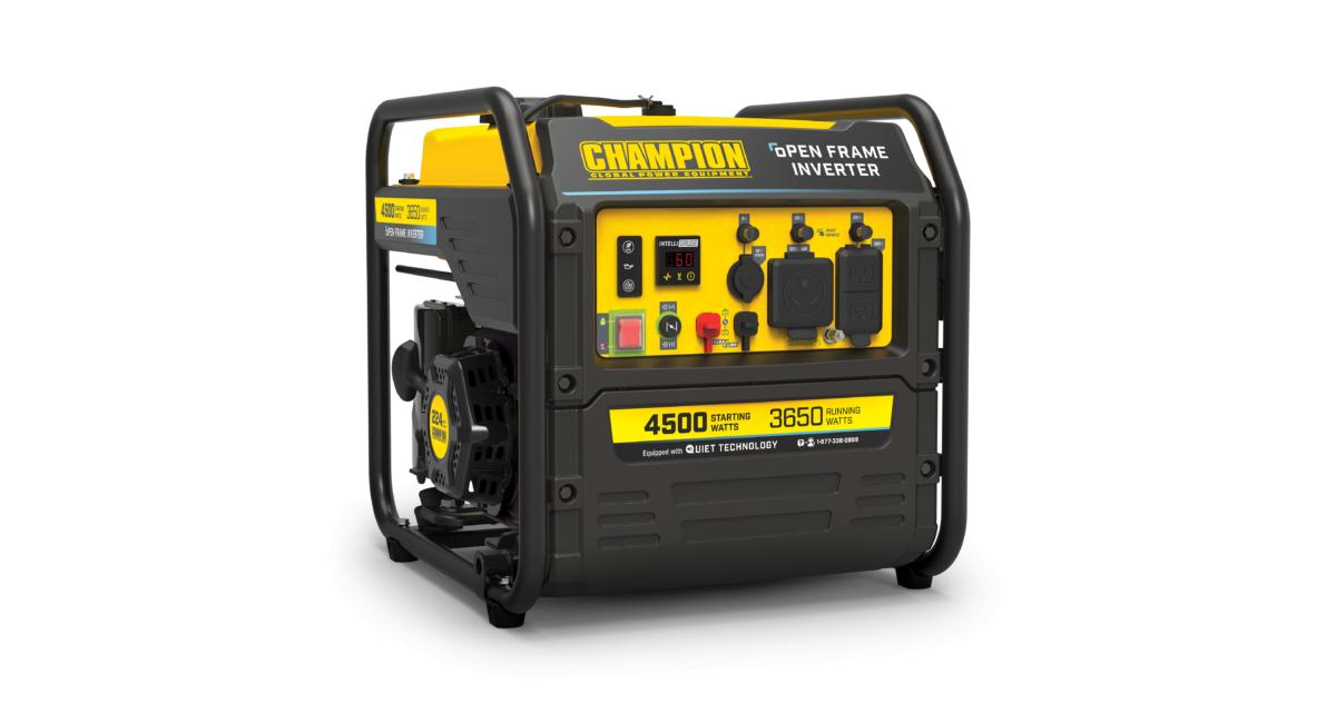 Champion 4500W Portable Inverter Generator- 200989