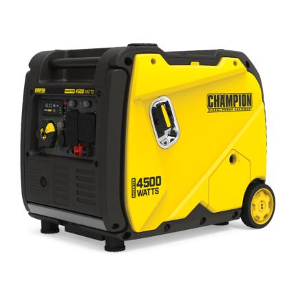 a yellow and black portable generator.