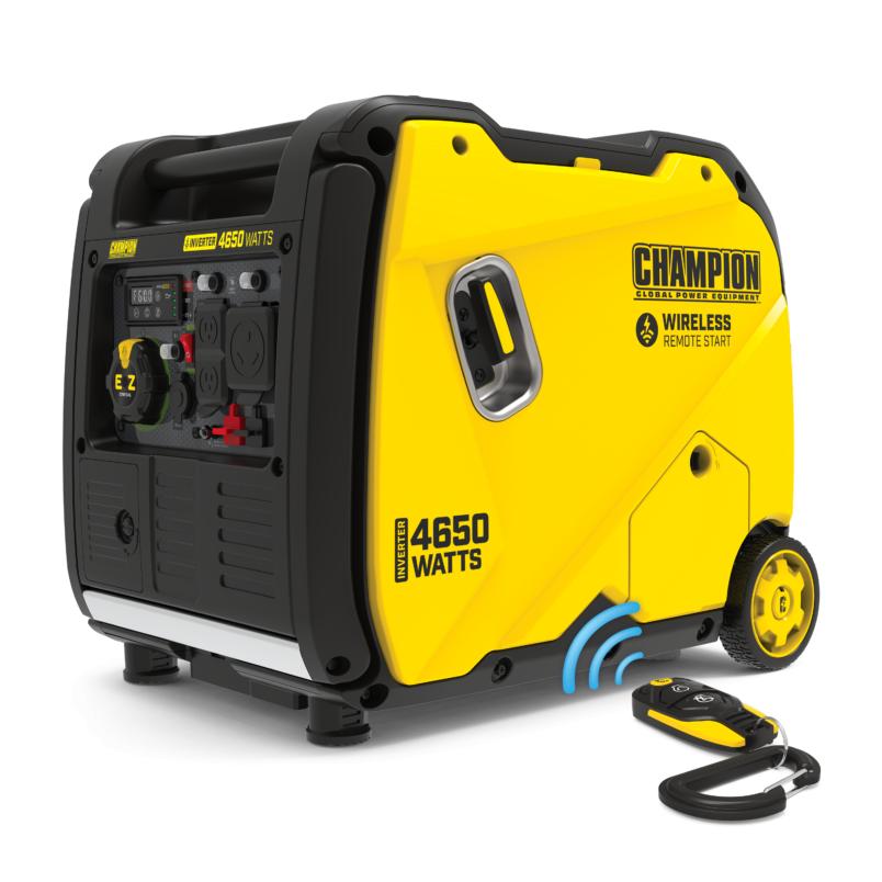Remote start store generator inverter
