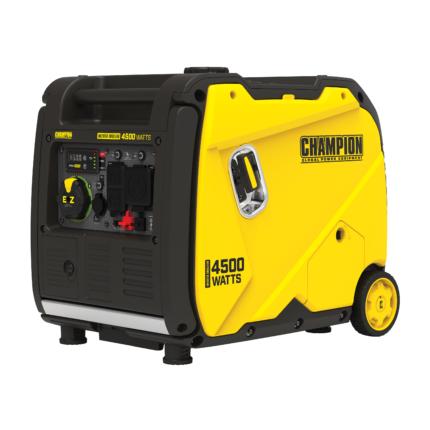 a yellow and black portable generator.