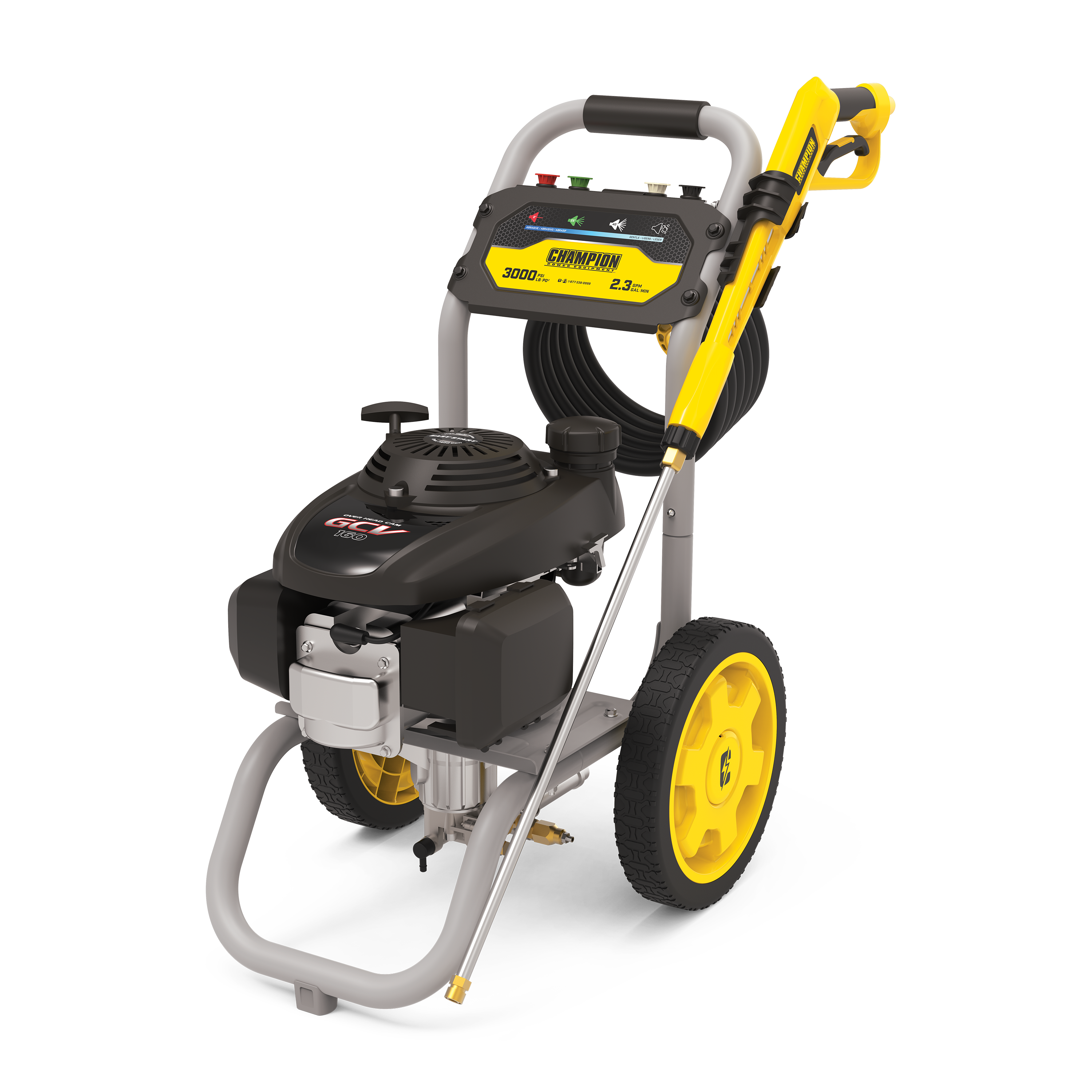 thumbnail image 2 of 3000 PSI Power Pressure Washer Water Pump For Honda GX160 Units – 5.5 HP, Cold Water, Includes Free Key, By Himore 2 of 5