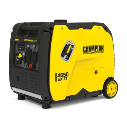 a yellow and black portable generator.