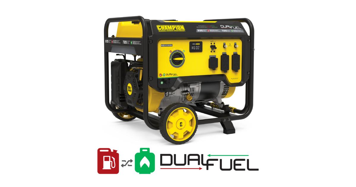 6500W Dual Fuel Generator - 201077 - Champion Power Equipment