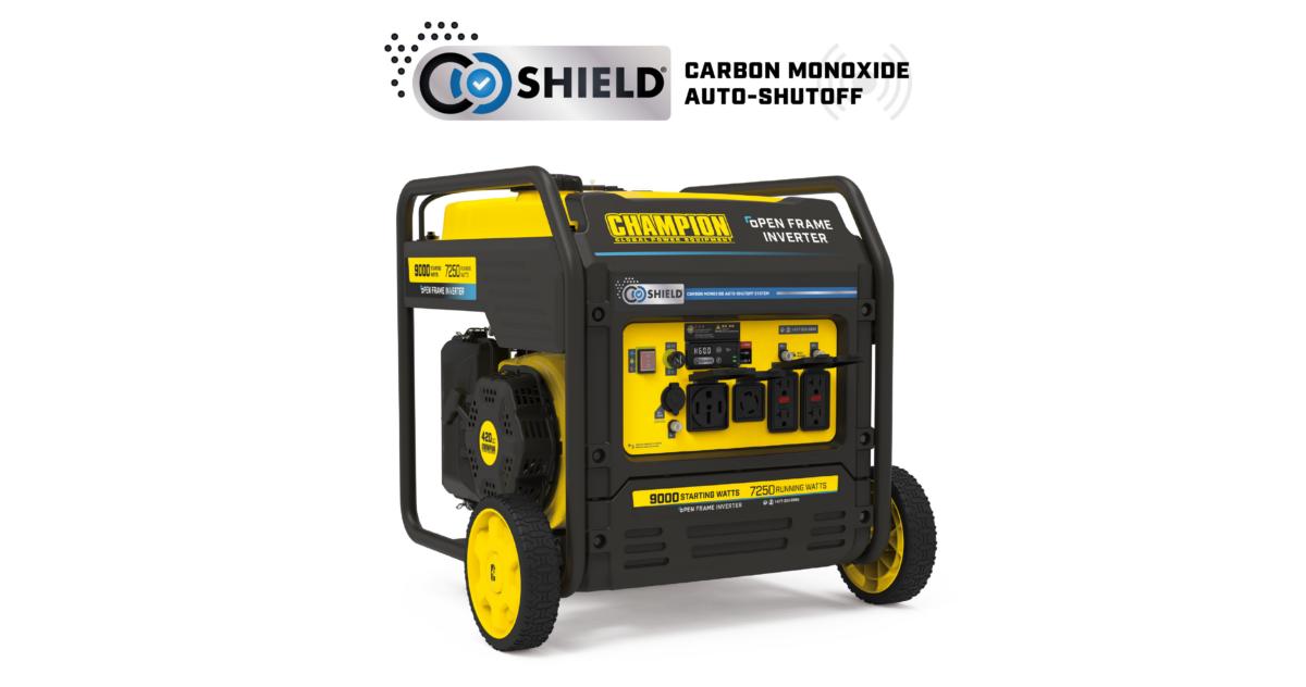 9000W Electric Start Open Frame Inverter with CO Shield
