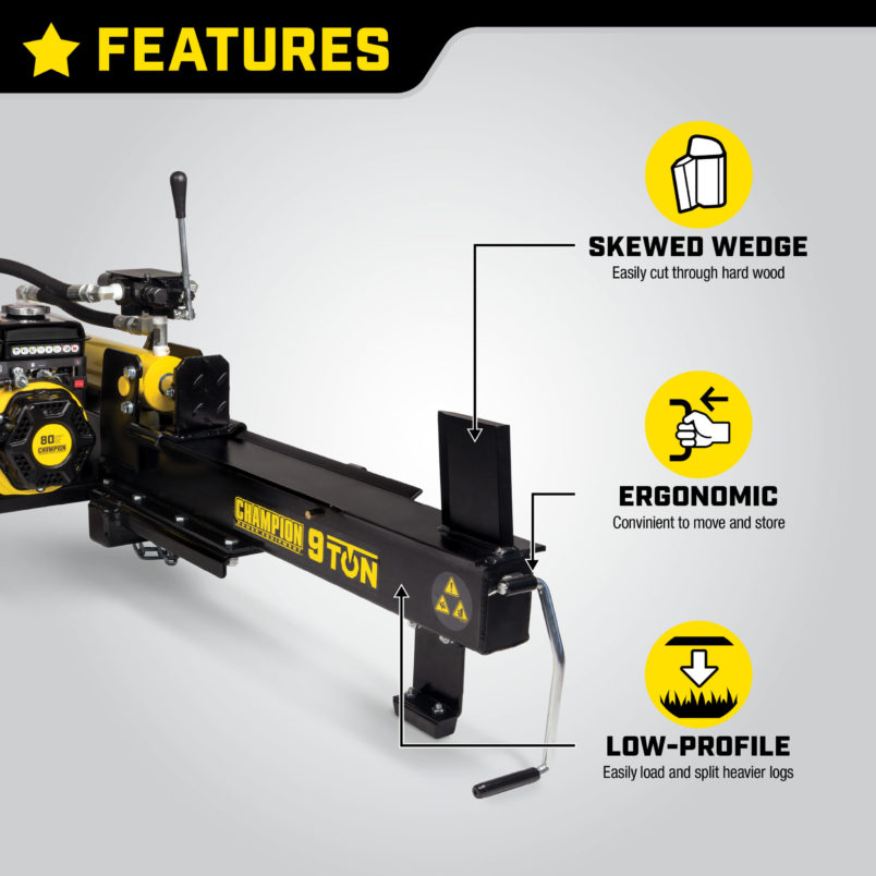 9 Ton Log Splitter Champion Power Equipment