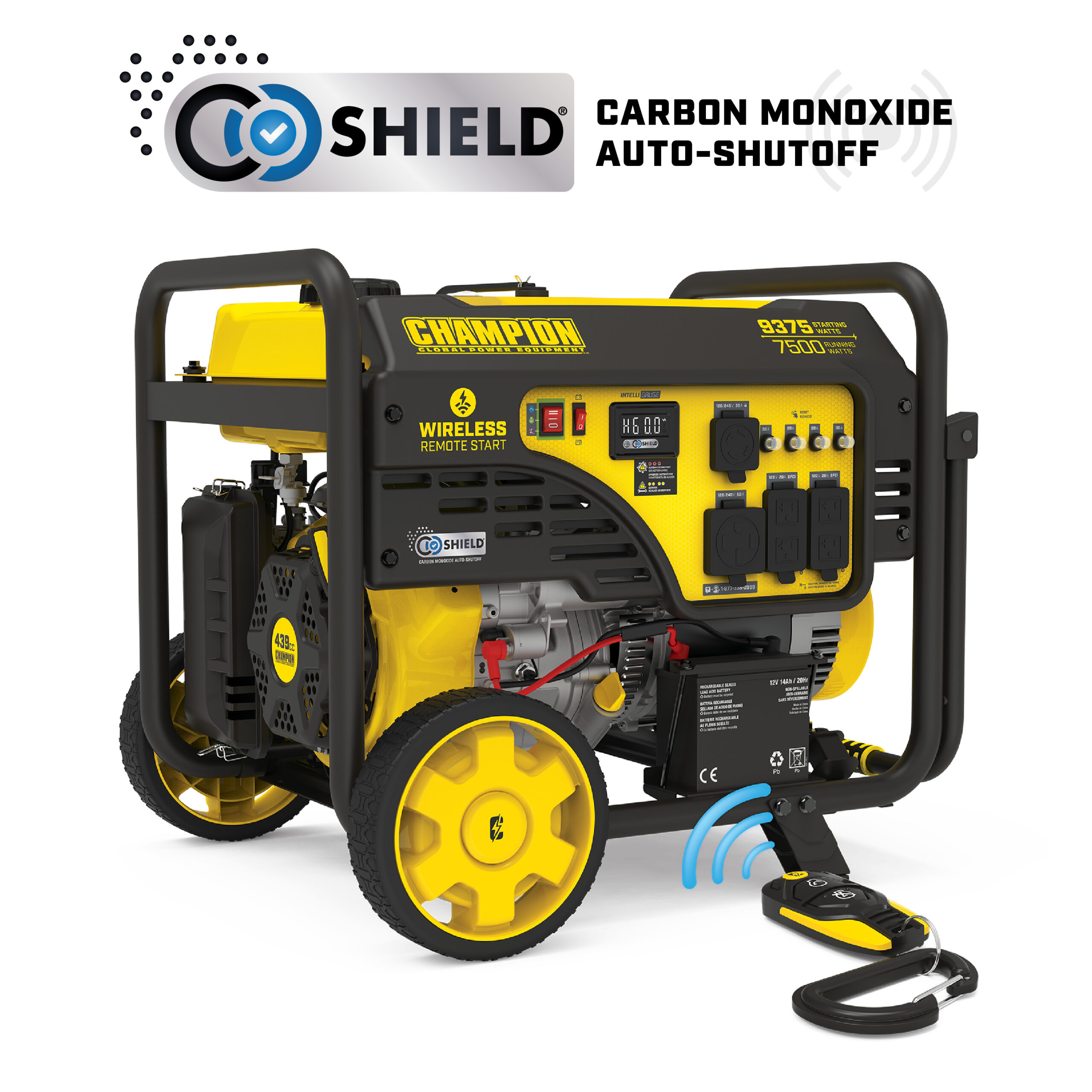7500W Wireless Start Generator with CO Shield® - 201158 - Champion 7500W Wireless Start Generator with CO Shield® - 201158 - Champion
