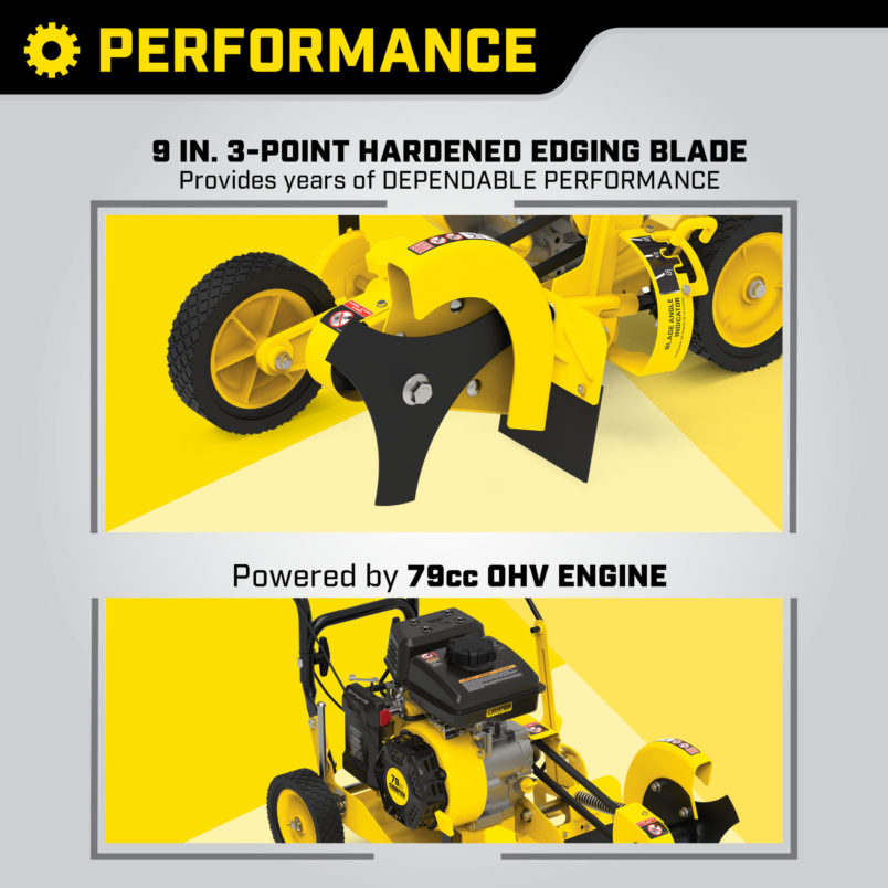 Heavy-Duty Edger Replacement Blade