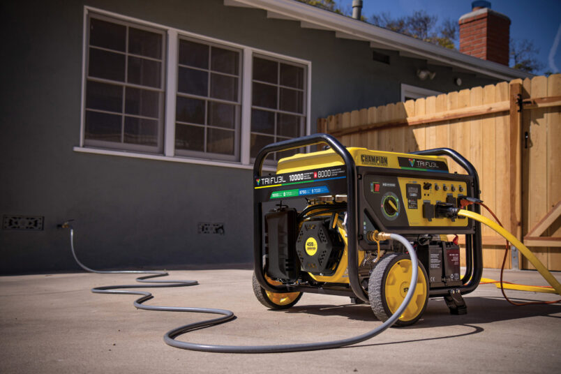 8000W Electric Start Tri Fuel Generator with CO Shield