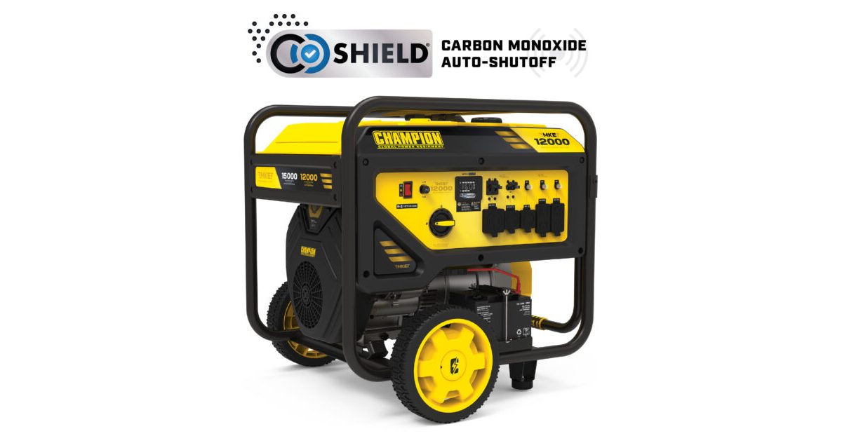 12,000W Electric Start Generator with CO Shield® - 201160