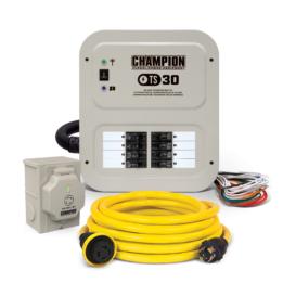 a yellow extension cord connected to a white box.