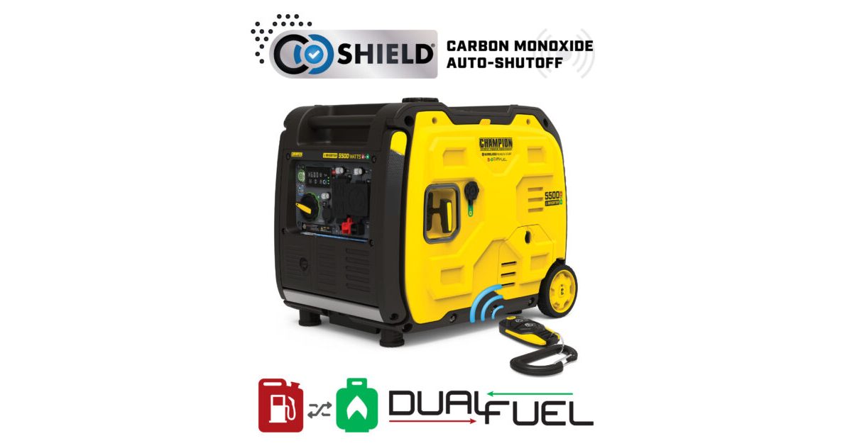 5500W Wireless Start Dual Fuel Inverter with CO Shield® - 201408