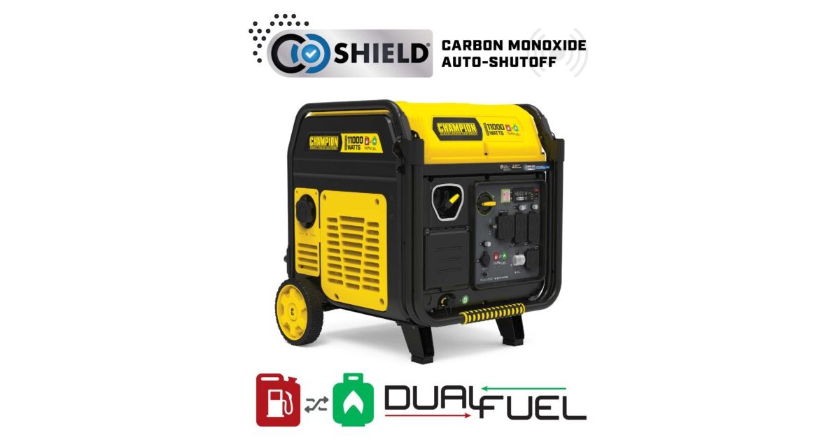 ❣mazyo❣　SB M 11,000W Electric Start Dual Fuel Inverter Generator with CO