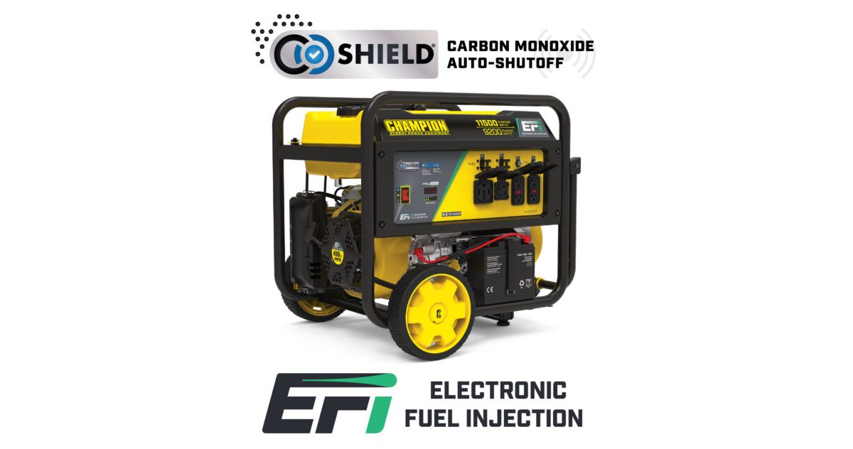 9200W Electric Start EFI Generator - 201431 - Champion Power Equipment