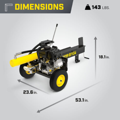 8-Ton Log Splitter - 201466 - Champion Power Equipment