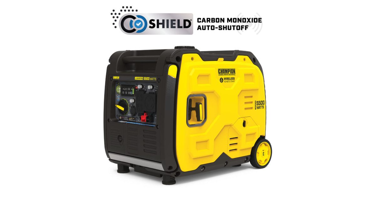 5500W Wireless Start Inverter with CO Shield® - 201470 - Champion