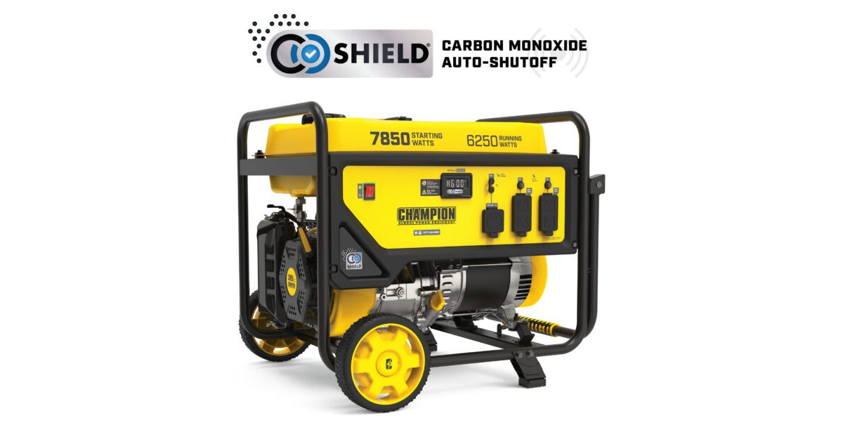 6250W Generator with CO Shield® - 201492 - Champion Power Equipment