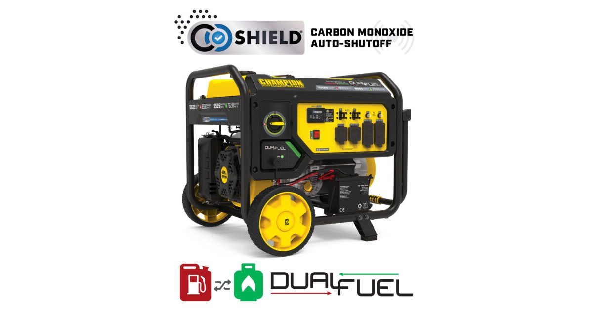 8500W Electric Start Dual Fuel Generator with CO Shield® - 201507