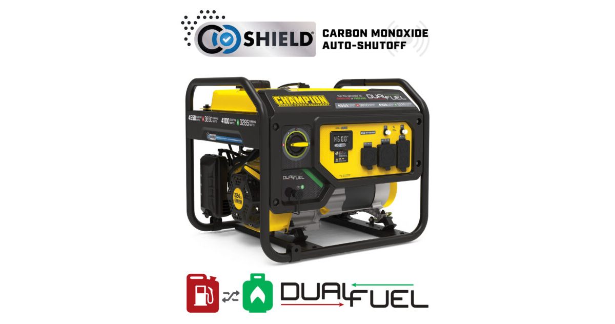 3650W Dual Fuel Generator - 201503 - Champion Power Equipment
