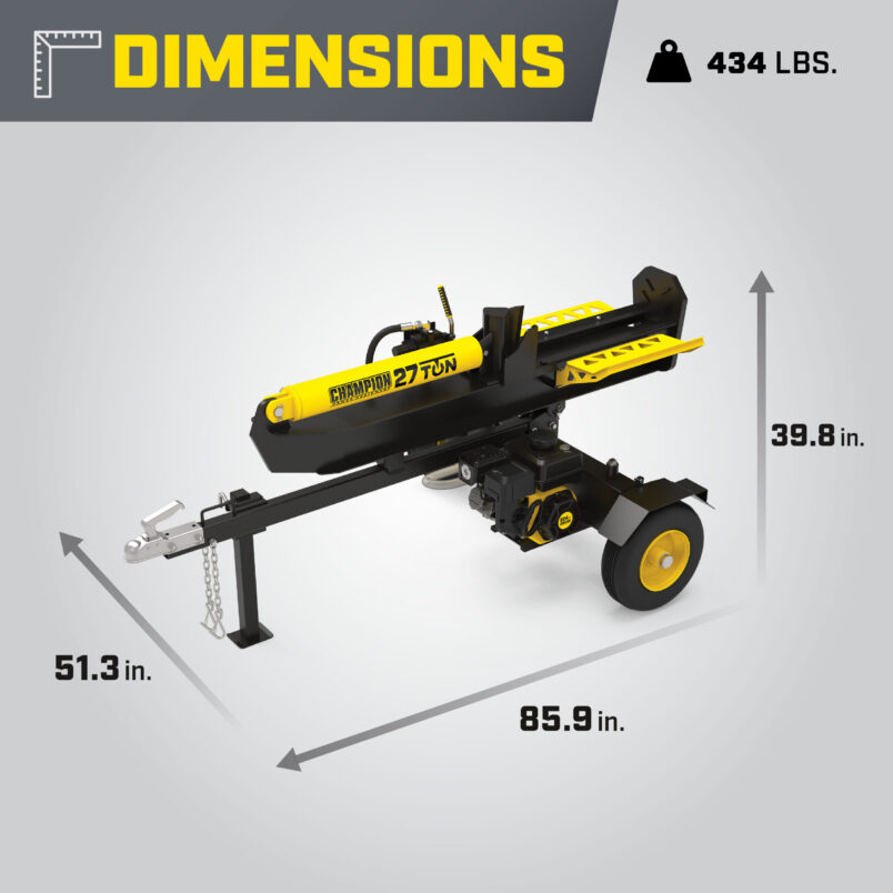 27 Ton Log Splitter Champion Power Equipment