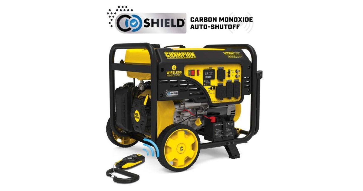 8000W Wireless Start Generator with CO Shield® - 201506 - Champion