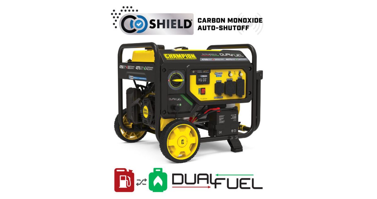 3800W Electric Start Dual Fuel Generator with CO Shield® - 201393