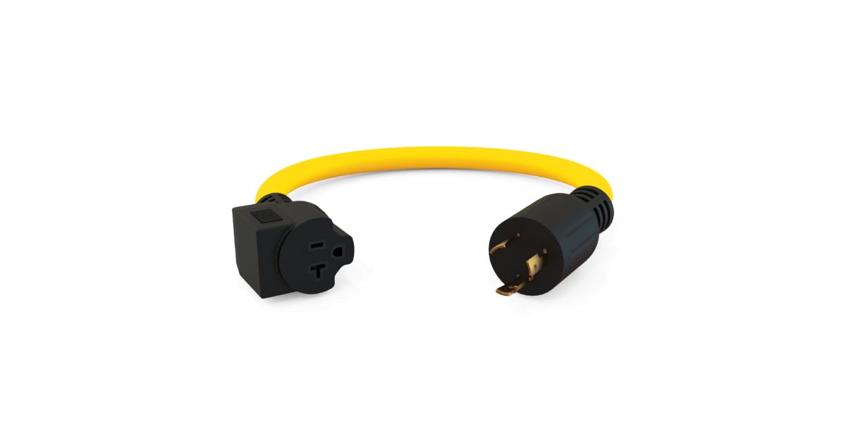 2 ft. 20A 125V Generator Pigtail Adapter Cord - 48025 - Champion